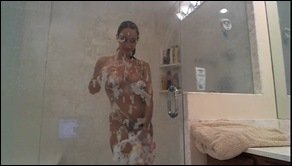 Nikki Sims nikkinakedshower01 - Naked Shower and Lotioned Tits