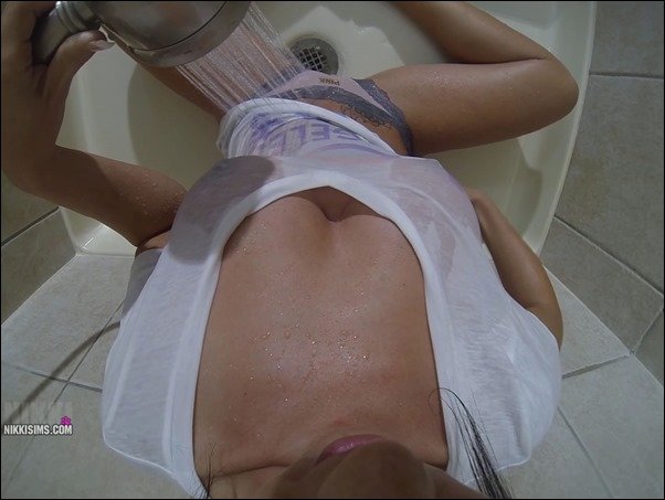 Nikki Sims nikki sims pov shower 05 - POV Shower and Pussy Rubbing