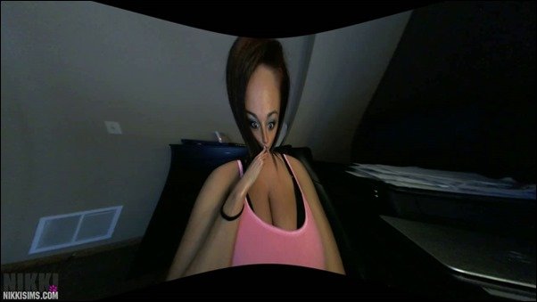 Nikki Sims nikki sims funny 02 - Playing with her Webcam