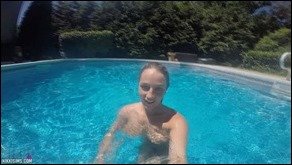 Nikki Sims nikki sims basketball swim 12 thumb - Basketball and Underwater Nudes