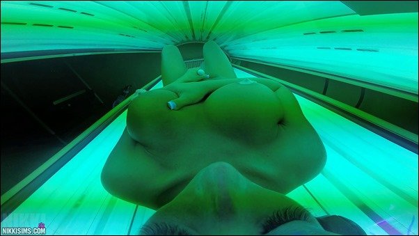 Nikki Sims nikki sims tanning orgasm 06 - POV Tanning Orgasm