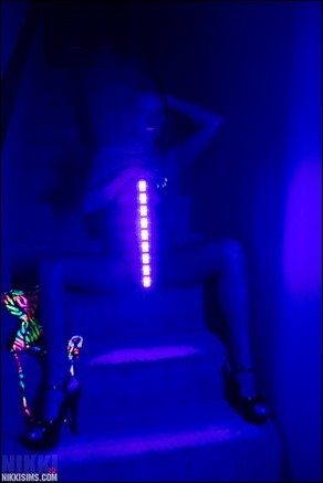 Nikki Sims nikki sims black light 15 thumb - Neon and Heels