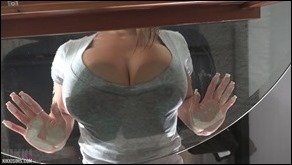 Nikki Sims nikki sims glass oil 03 thumb - Oiled Tits on Glass