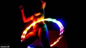 Nikki Sims nikki sims hula hoop 03 - Glow in the Dark Hula Hoop