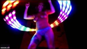 Nikki Sims nikki sims hula hoop 08 thumb - Glow in the Dark Hula Hoop