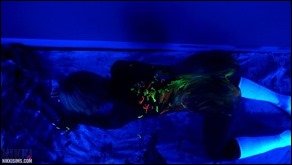 Nikki Sims nikki sims bl bodypaint 06 thumb - Black Light Body Paint Full